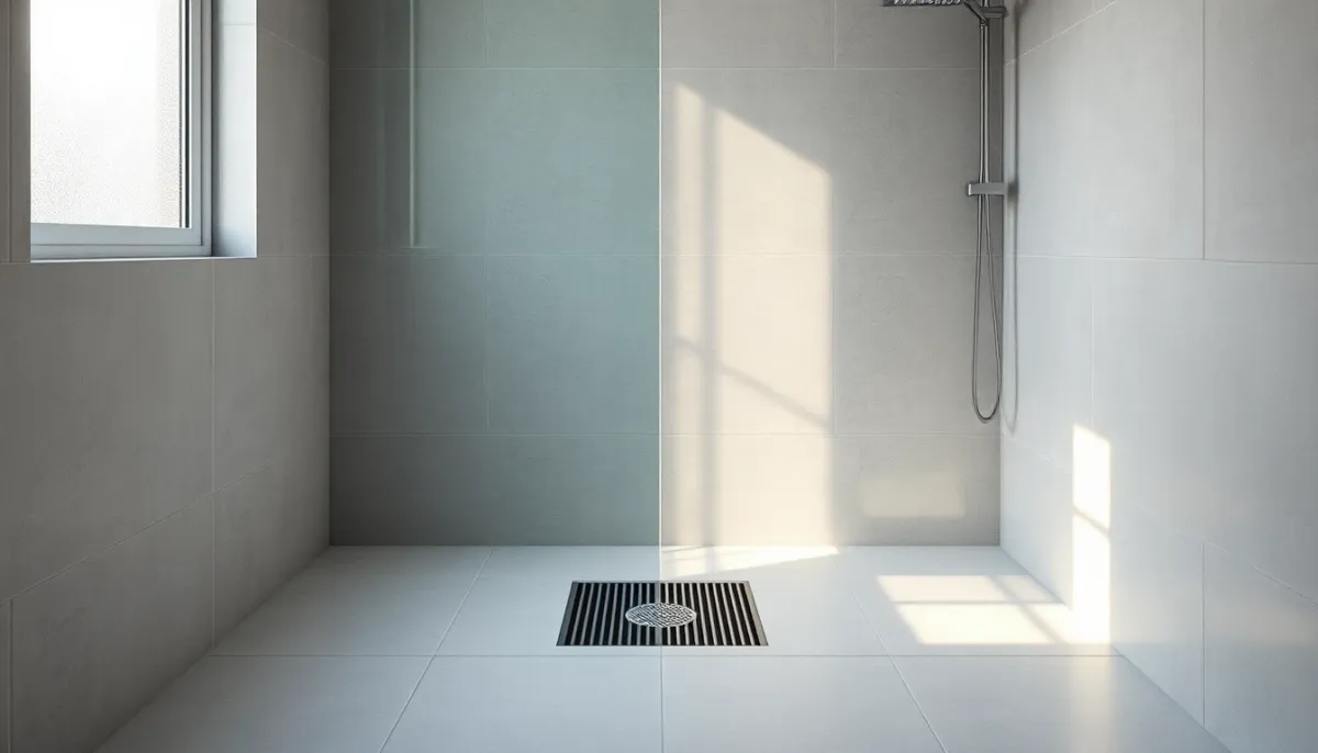 Caniveau ou siphon central : quelle évacuation pour une douche à l'italienne ?